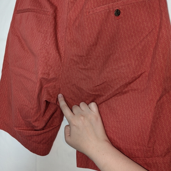 J Crew Shorts Mens 31W Pink Salmon Gramercy Chinos Flat Front 8.5" Preppy A040 - Picture 3 of 14